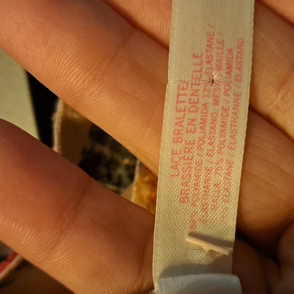 S(34)-DD Pink Victoria Secret Floral Lace Bralette - Picture 6 of 8